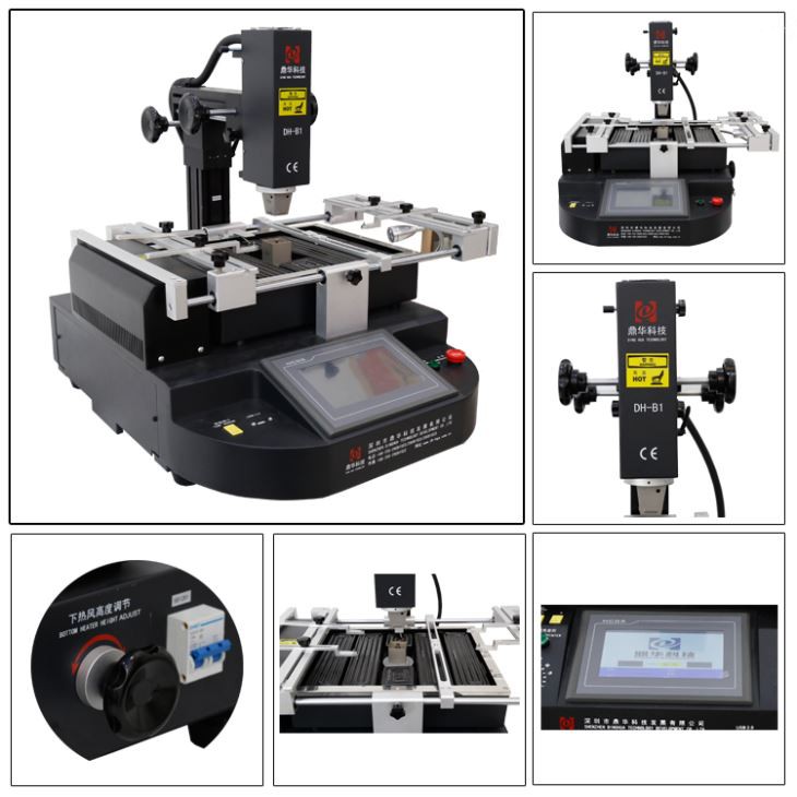 2 In 1 Head Touch Screen Bga Rework Machine